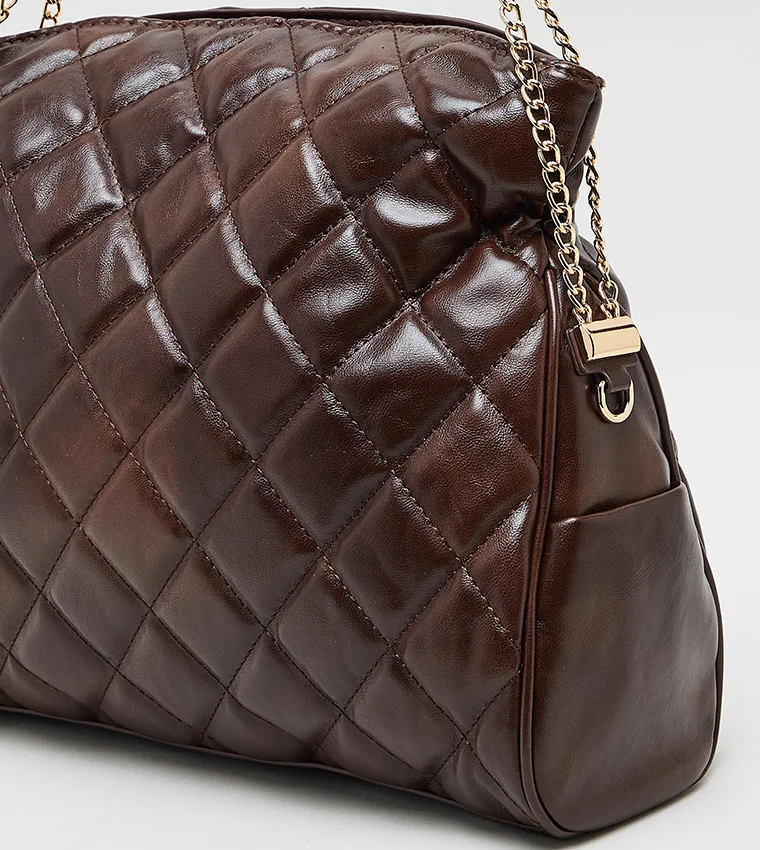ANNE KLEIN  Anne Klein Quilted Chain Strap Tote Bag for Women | Best Price UAE